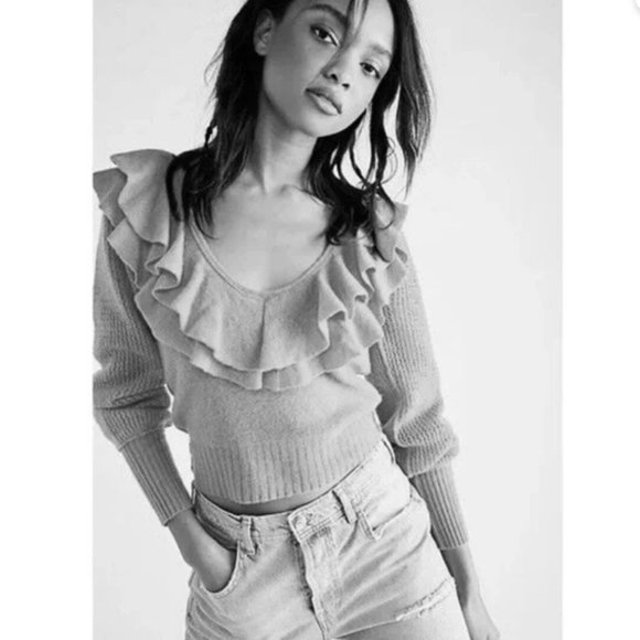 Free People Rhia cashmere pullover sweater NWOT - Picture 4 of 7